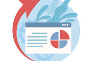 Online workflow analysis. Testing of, a Finance Illustration by YummyBuum (Thumbnail 2 of 3)