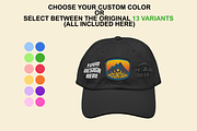 Dad Cap Mockup Yupoong 6245CM, a Hat Mockup by Infinity Mockups (Thumbnail 4 of 8)