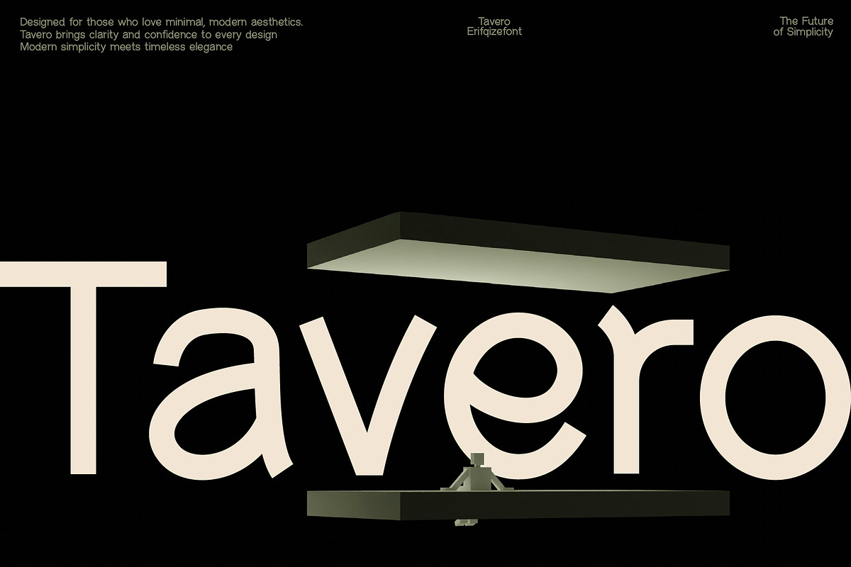 Tavero Font, a Sans Serif Font by Erifqizefont (Photo 1 of 8)