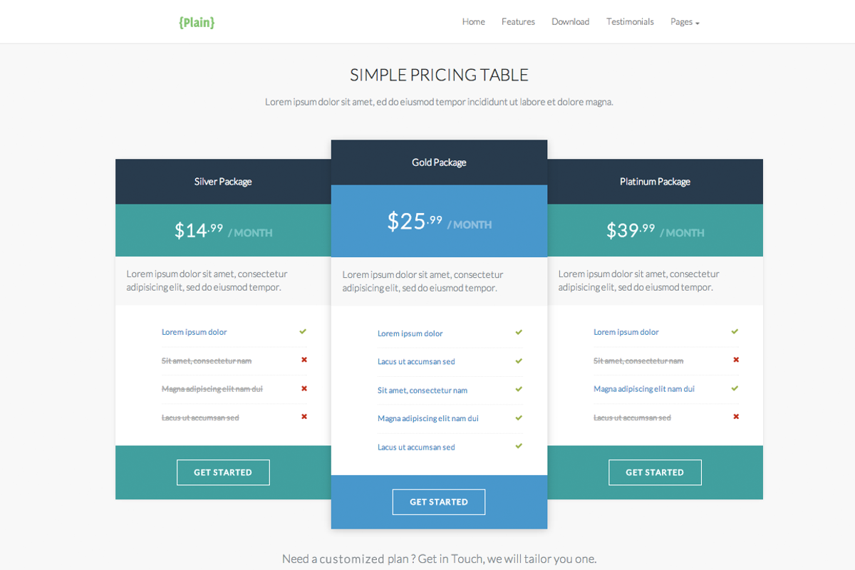 Plain Bootstrap Theme, a Bootstrap Template by erwinagpasa.com (Photo 2 of 4)