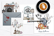 Halloween Watercolor Set, a Seasonal Illustration by BarvArt (Thumbnail 3 of 21)