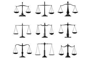 Scales Of Justice And Law