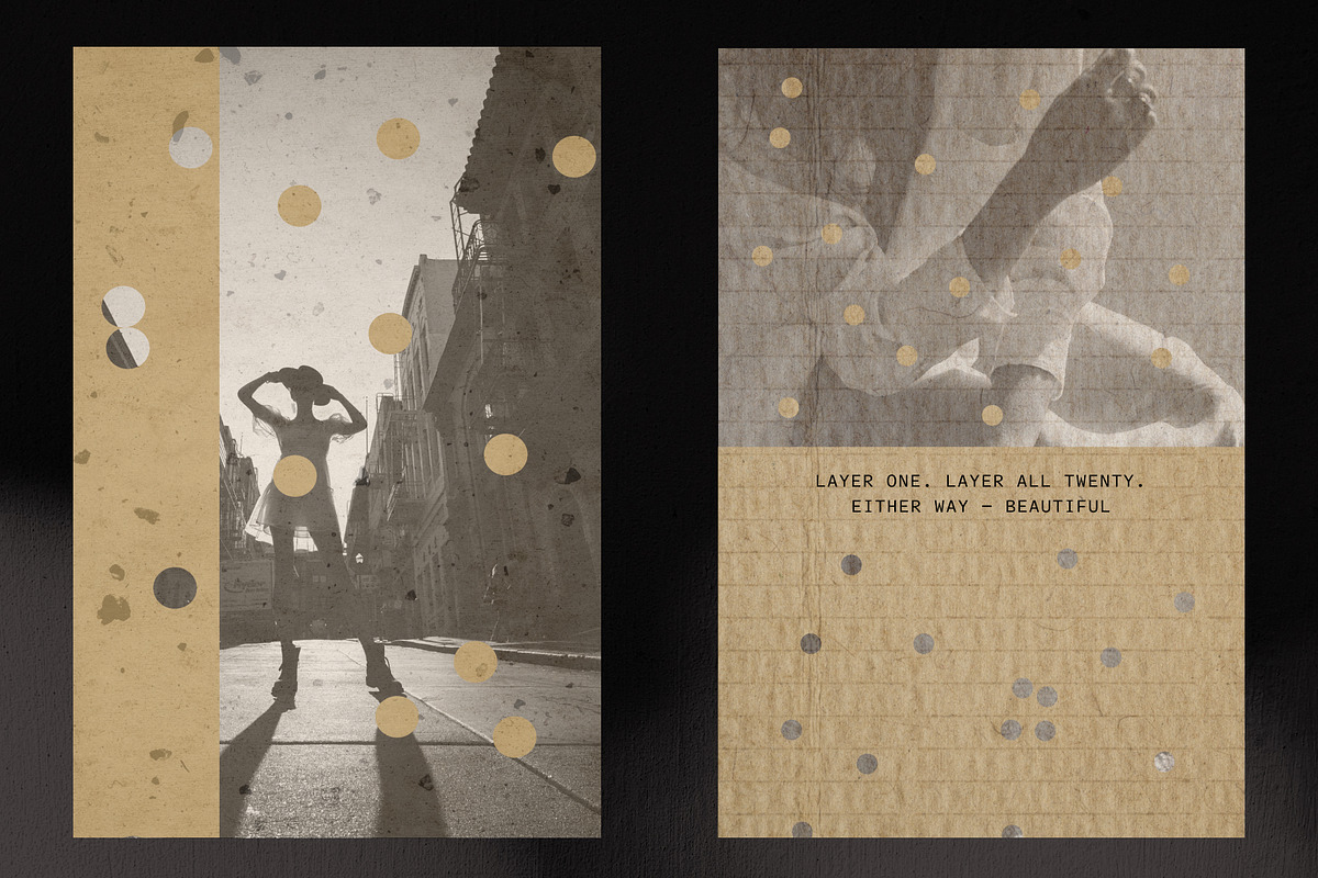 Polka Dot & Crumpled Paper, a Texture Graphic by Anzhelika (Photo 5 of 9)