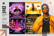 04 Dj Party Flyer Design Bundle, a Graphic by Shajib Shikder (Thumbnail 1 of 5)