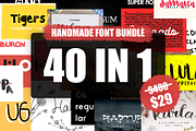40 Fonts for $29 Hurry!!!, a Font by Noe Araujo (Thumbnail 1 of 4)