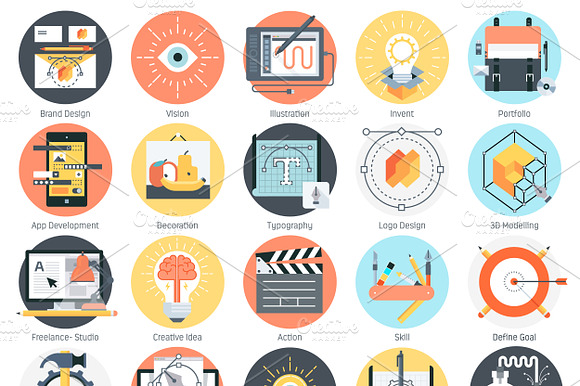 Creative Design Icon Set