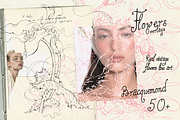 Bracquemond Flower Overlays, a Texture Graphic by Lilithcollageart (Thumbnail 1 of 10)