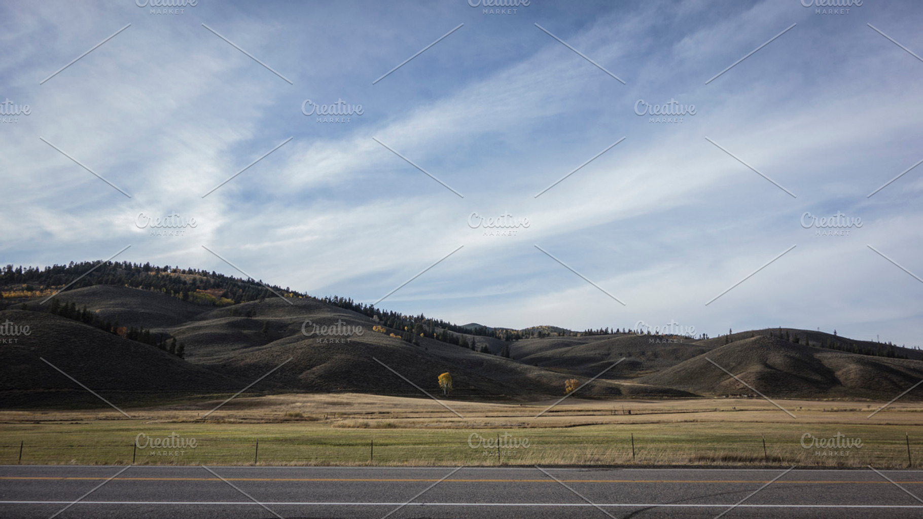 Road and hills in Colorado, a Nature Photo by Amazing Photography
