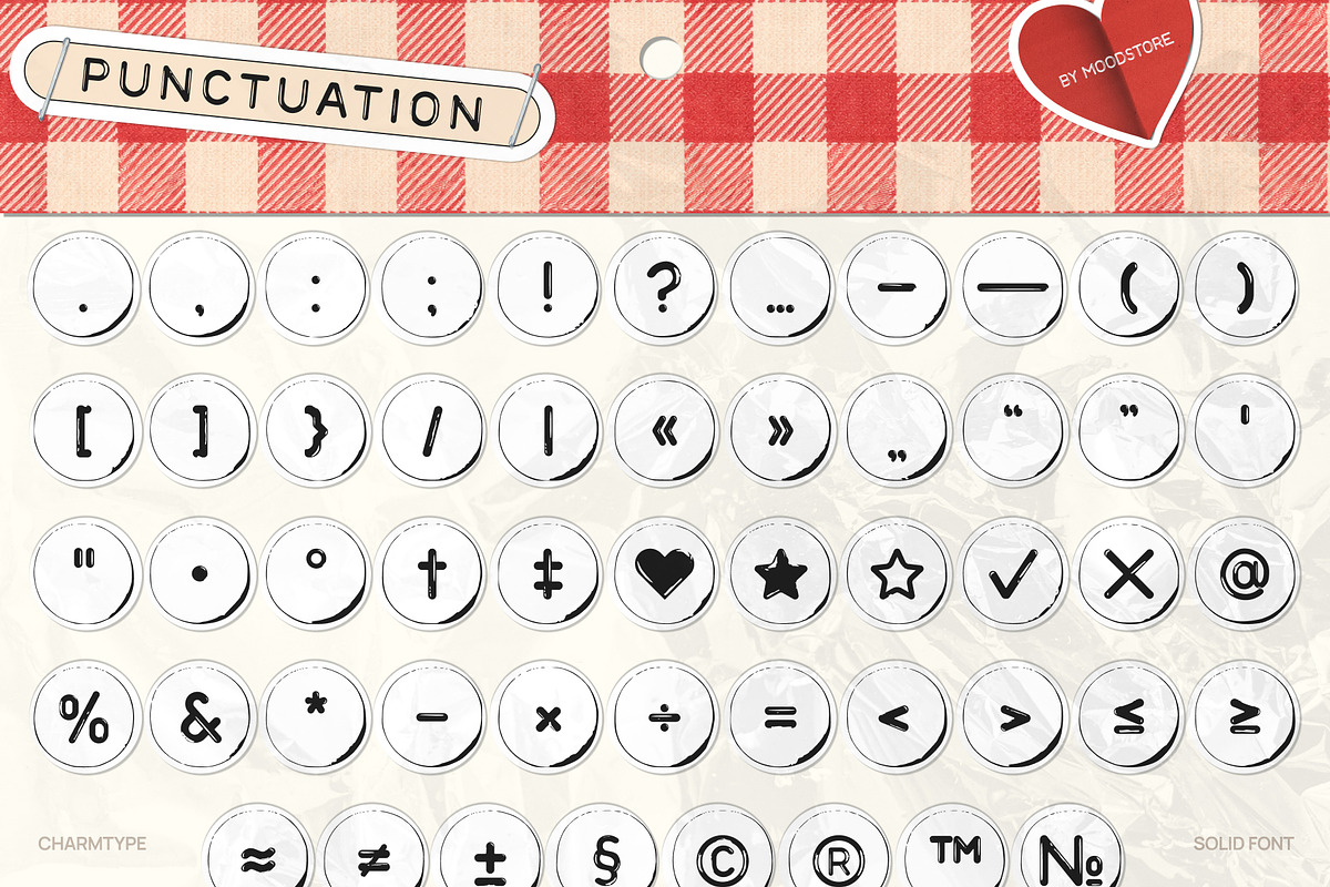 Charmtype Beaded Letter Font, a Symbol Font by MOODSTORE (Photo 7 of 12)
