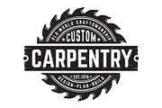 Custom Carpentry Logo, a Branding & Logo Template by HuhnCreative (Thumbnail 1 of 2)