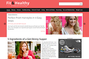 Fit&Healthy Fitness & Health Theme