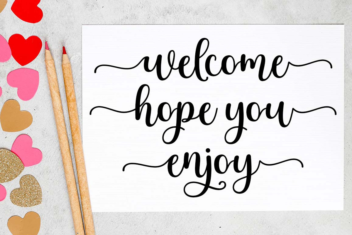 Sweet Bloom, a Script Font by Zane Studio (Photo 4 of 8)