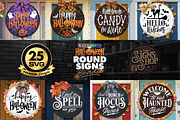 25 Halloween Door SVG Signs Bundle, a Seasonal Illustration by Asaelv Shop! (Thumbnail 4 of 7)