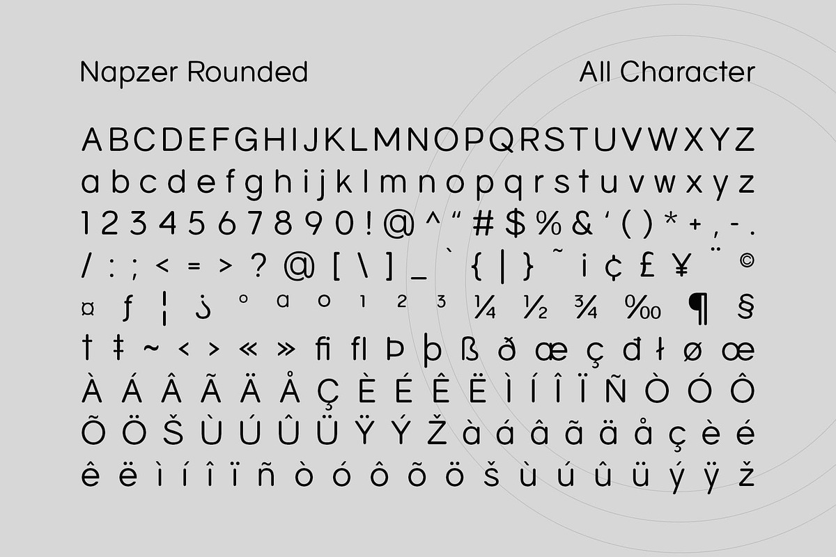 Napzer Rounded, a Sans Serif Font by Craft Supply Co. (Photo 3 of 8)