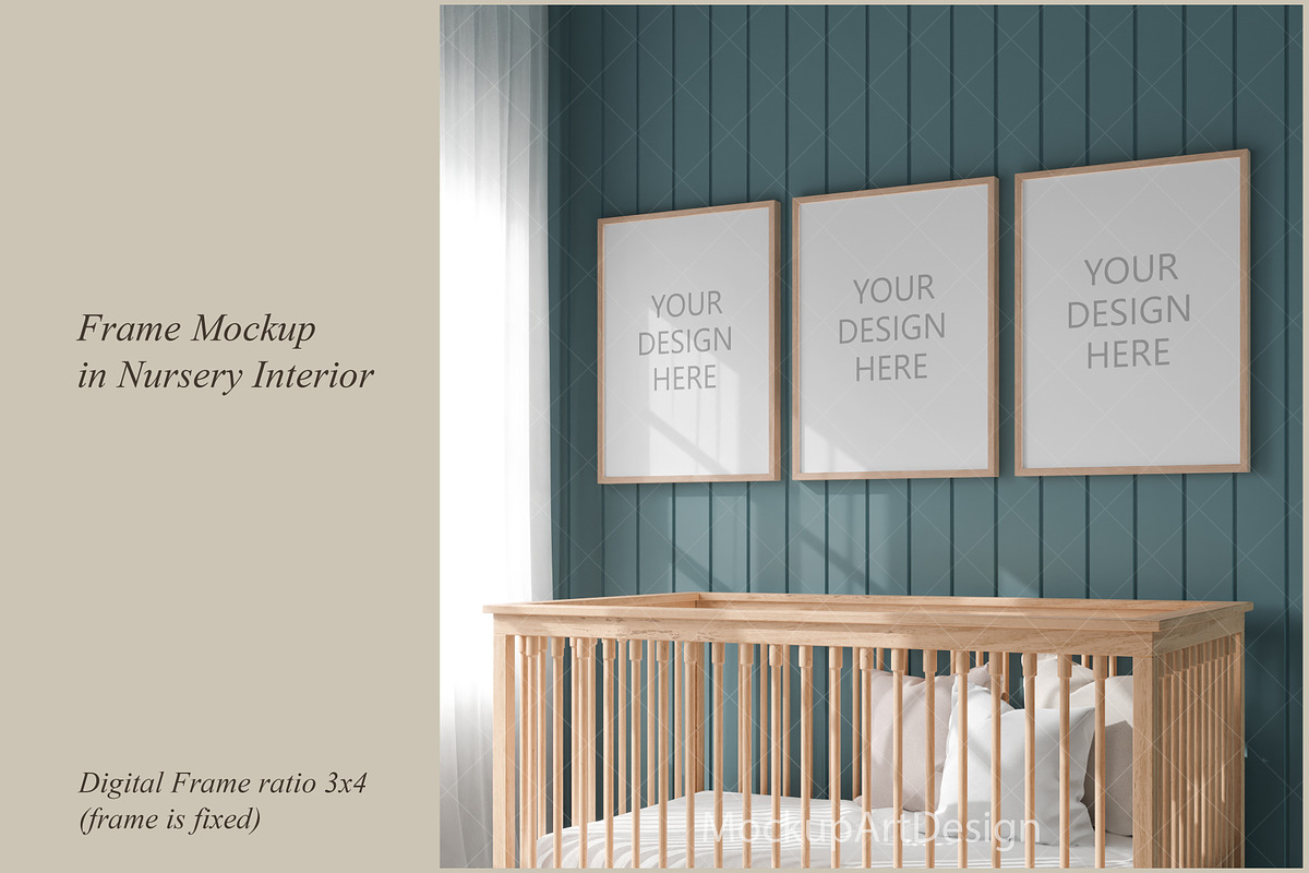 Nursery Mockup, Kids Room Mockup, a Product Mockup by MockupArtDesign (Photo 1 of 4)