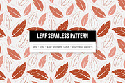Modern Leaf Seamless Pattern, a Pattern Graphic by Sundaylab (Thumbnail 1 of 3)