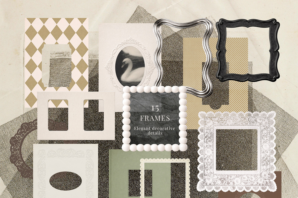 Elegant Paper Elements & Textures, an Object Graphic by Eva Gentle (Photo 7 of 10)