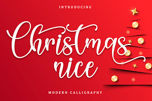 Christmas Nice - Modern Calligraphy