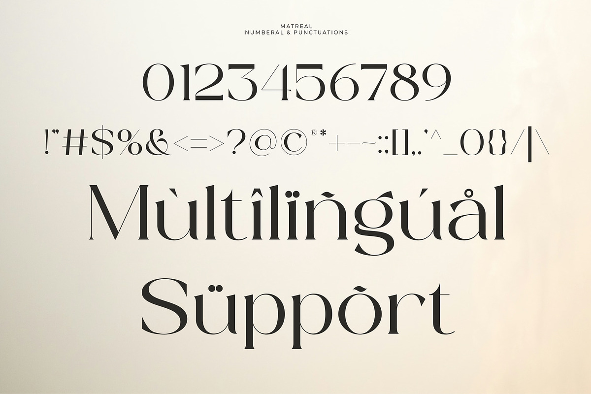 Matreal Beauty – Modern Serif Font, a Serif Font by Muflieart (Photo 10 of 10)