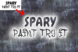 Spray Paint Photoshop Action