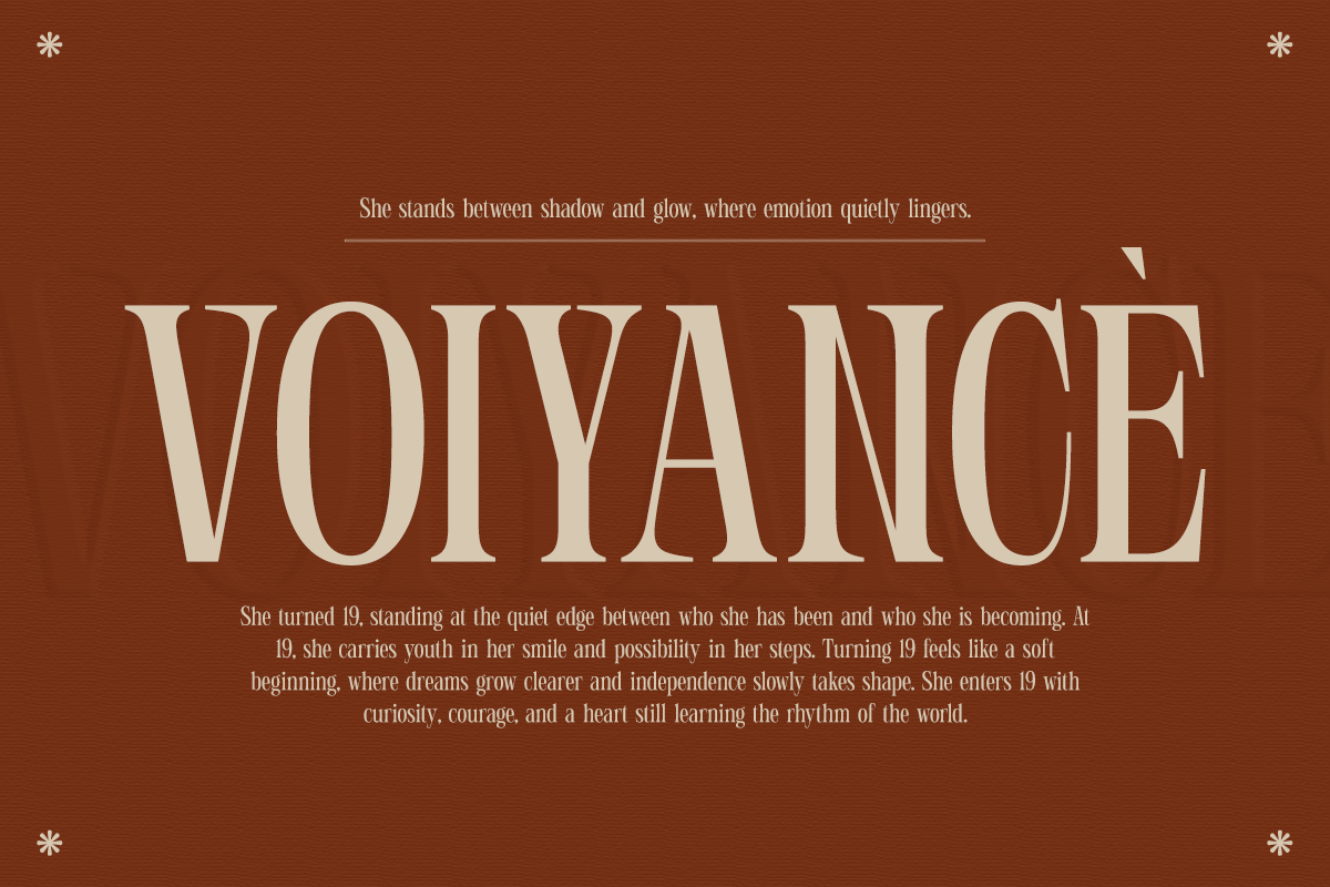 GC Polaire - Serif Display Condensed, a Serif Font by Glyphonic (Photo 12 of 16)