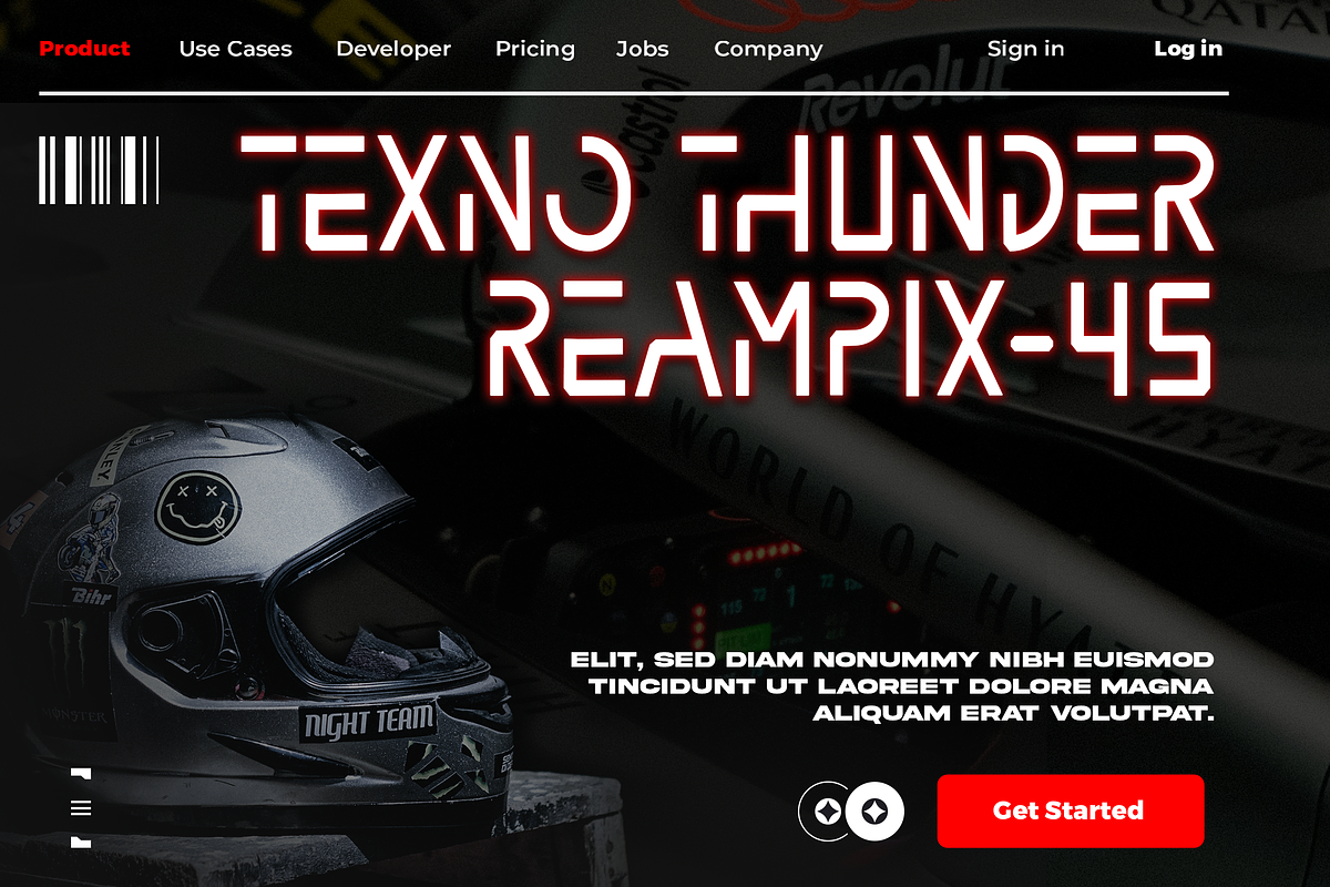Midelton Futuristic Display Typeface, a Sans Serif Font by Templatiostudio (Photo 10 of 12)
