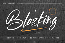 Blazking Bold Brush Font