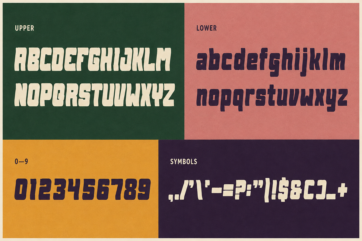 IronRush - Gym Sport Display Font, a Handwritten Font by PaperMoon (Photo 5 of 6)