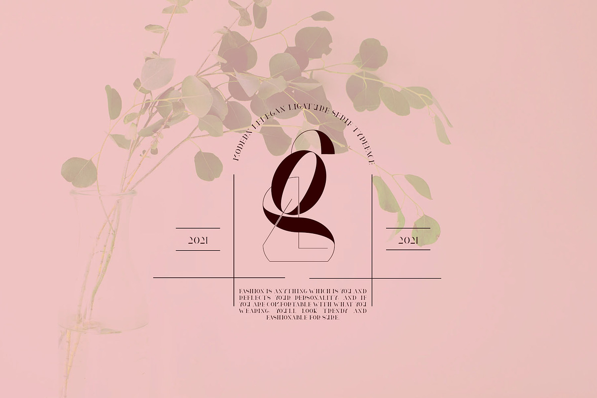 Megain Ligature Serif Typeface, a Serif Font by Humaira_std (Photo 8 of 14)