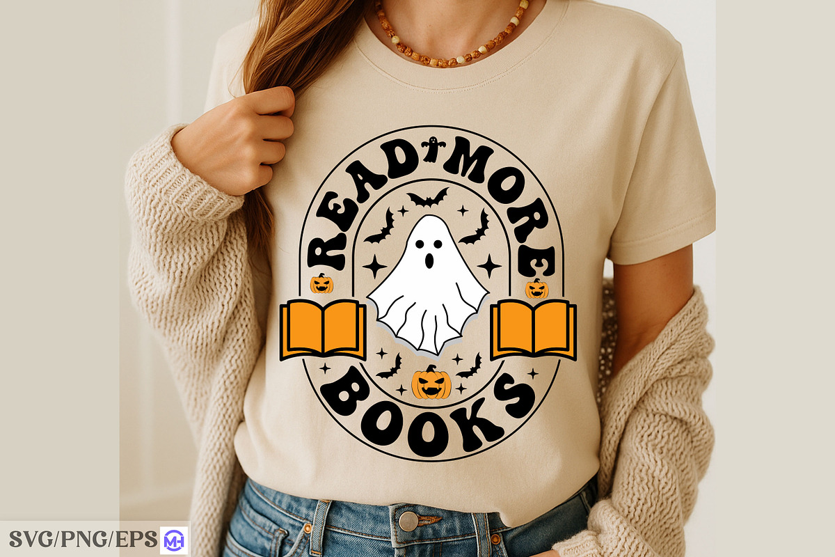 Read More Books SVG, Book Lover Read, a Graphic by mh_arif (Photo 4 of 4)