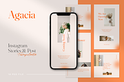 Agacia - Instagram Stories & Post, a Social Media Template by Creatchees.std (Thumbnail 1 of 4)
