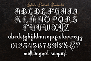 Black Forrest - Decorative Font, a Font by madeDeduk (Thumbnail 3 of 8)
