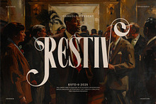 Restiv || Modern Classy Serif Font