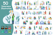 Insurance Illustration Pack, an Illustration by Vector Portal (Thumbnail 1 of 5)