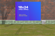 Corrugated Yard Sign Mockup, an Advertising Mockup by IFBdesign (Thumbnail 11 of 11)