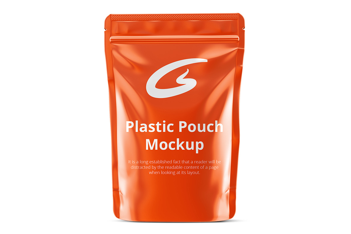 Plastic Pouch Mockup, a Packaging Mockup by GraphicsPixel (Photo 3 of 3)