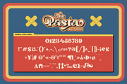 Pasta, a Serif Font by Burntilldead (Thumbnail 9 of 11)