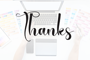 Designer | Script Font, a Handwritten Font by Scratchones (Thumbnail 9 of 9)