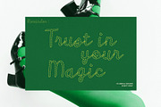 CS Abiola Dashed, a Script Font by Craft Supply Co. (Thumbnail 4 of 8)