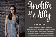 Hansome, a Handwritten Font by FreshTypeINK (Thumbnail 4 of 8)