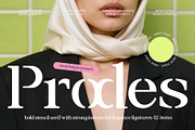 Prodes Bold Stencil Serif, a Serif Font by AmorfaType (Thumbnail 1 of 11)