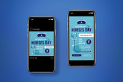 International Nurses Day Flyer Set, a Flyer Template by graphicook (Thumbnail 3 of 3)