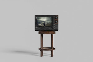 Old Tv Mockup