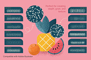 18 Shader Brushes for Illustrator, a Brush Add-On by IuliiaSavko (Thumbnail 2 of 8)