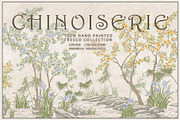 Fresco collection Chinoiserie, a Wallpaper Graphic by Natalia0307 (Thumbnail 1 of 11)