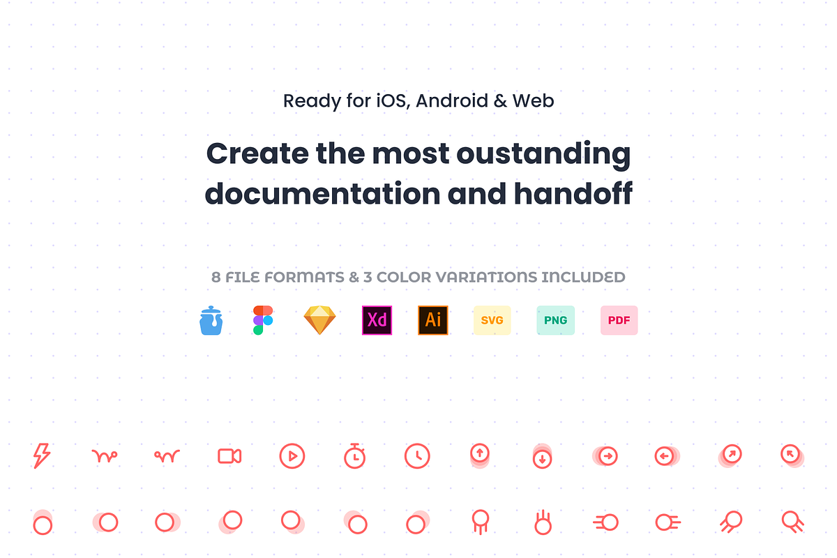 Animation & Motion Icon Pack, an Icon by Tarful Creative (Photo 2 of 6)