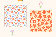 Flowers PNG Clipart Vector Patterns, a Pattern Graphic by AnnaViolet_store (Thumbnail 11 of 16)