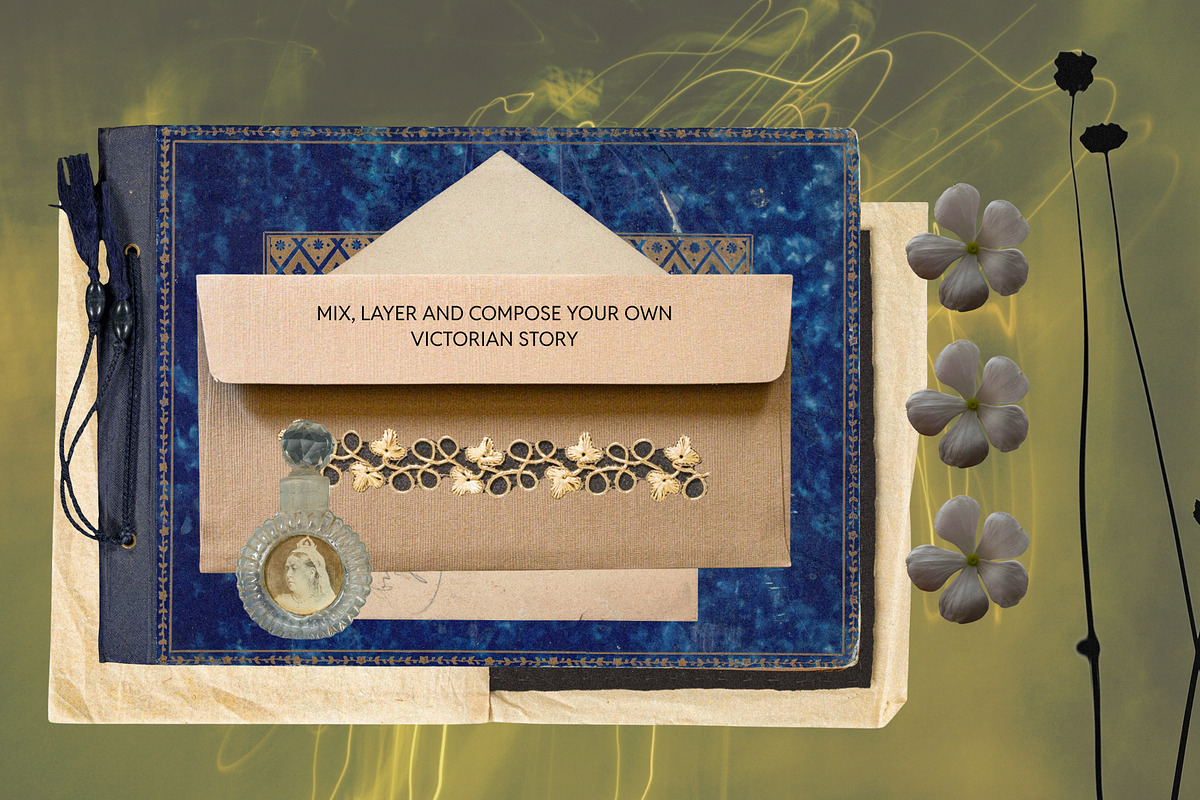 Victorian Album Collage Elements, an Object Graphic by Anzhelika (Photo 11 of 12)