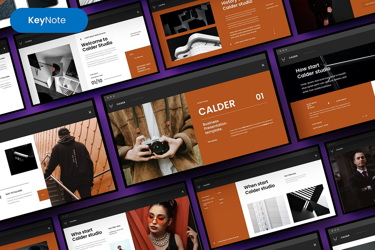 Calder – Business Keynote Template, a Presentation Template by Dens Creative Studio (Photo 1 of 6)