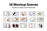 Restaurant Stationery Mockups, a Packaging Mockup by MockupForest (Thumbnail 2 of 8)
